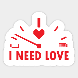 I need love speedometer Sticker